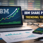 IBM share price trending today with steady investor interest and stock market analysis
