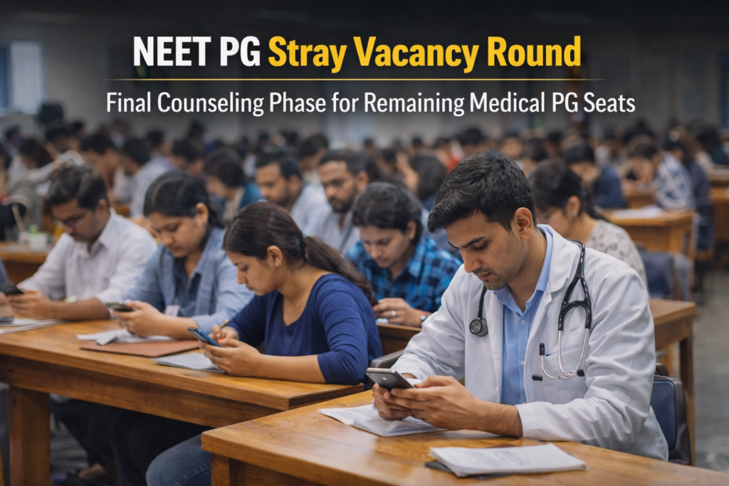 NEET PG Stray Vacancy Round: Why This Final Phase Can Make or Break Your Medical Career