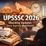 UPSSSC 2026 exam updates showing PET admit card, exam hall, Uttar Pradesh map and preparation material highlighting major changes for aspirants