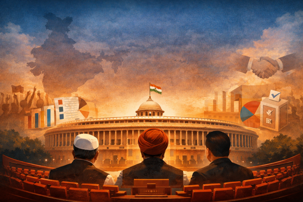 Rajya Sabha Elections 2026 and power balance in Indian Parliament