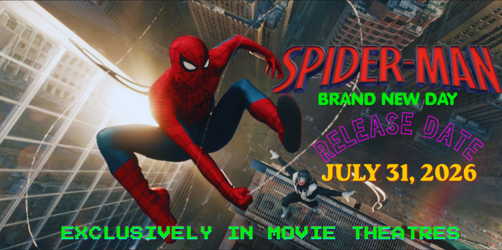 Spider-Man Brand New Day 2026 poster showing Peter Parker alone in a city after identity reset
