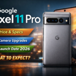 Google Pixel 11 Pro smartphone showing expected design, camera bar, price, specs, and launch date 2026