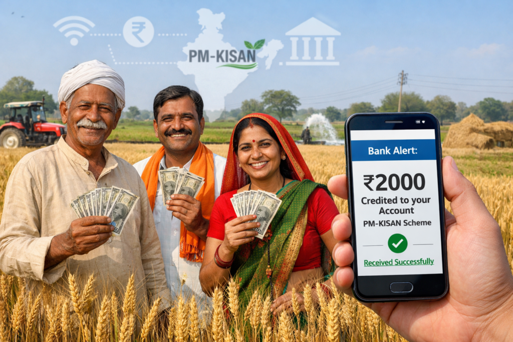 PM Kisan 22nd installment 2026 ₹2000 payment announcement for farmers