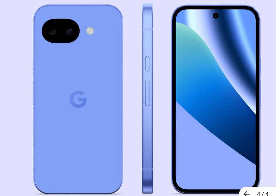 Google Pixel 10a smartphone showing official design, pricing, and feature highlights