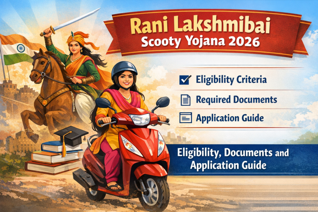 Rani Lakshmibai Scooty Yojana 2026 free scooter scheme for girl students