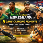 South Africa vs New Zealand cricket match key moments