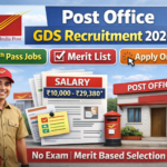 Post Office GDS Recruitment 2026 notification details for 10th pass candidates