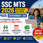 SSC MTS 2026 notification eligibility age limit salary exam pattern apply online