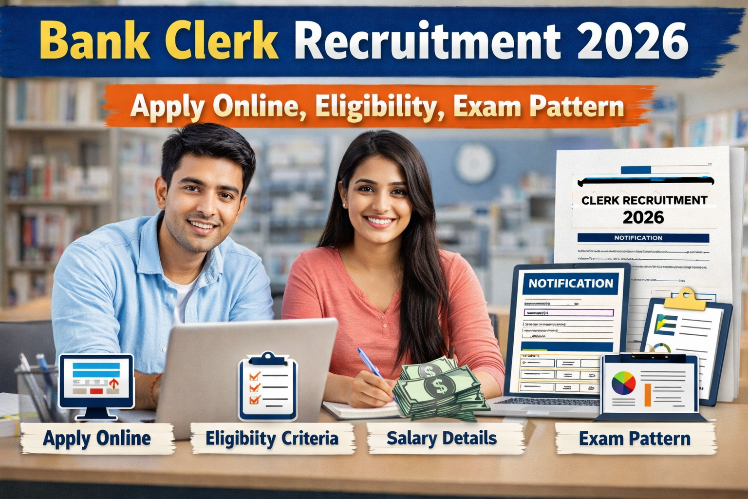 Bank Clerk Recruitment 2026 apply online form