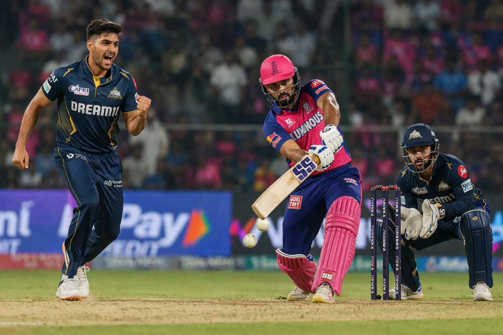 GT vs RR IPL 2026 match preview with playing 11 and pitch report