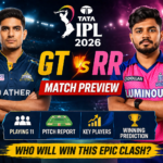 GT vs RR IPL 2026 match preview with playing 11 and pitch report