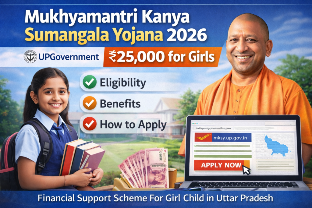 Kanya Sumangala Yojana 2026 scheme details for girls financial assistance ₹25000
