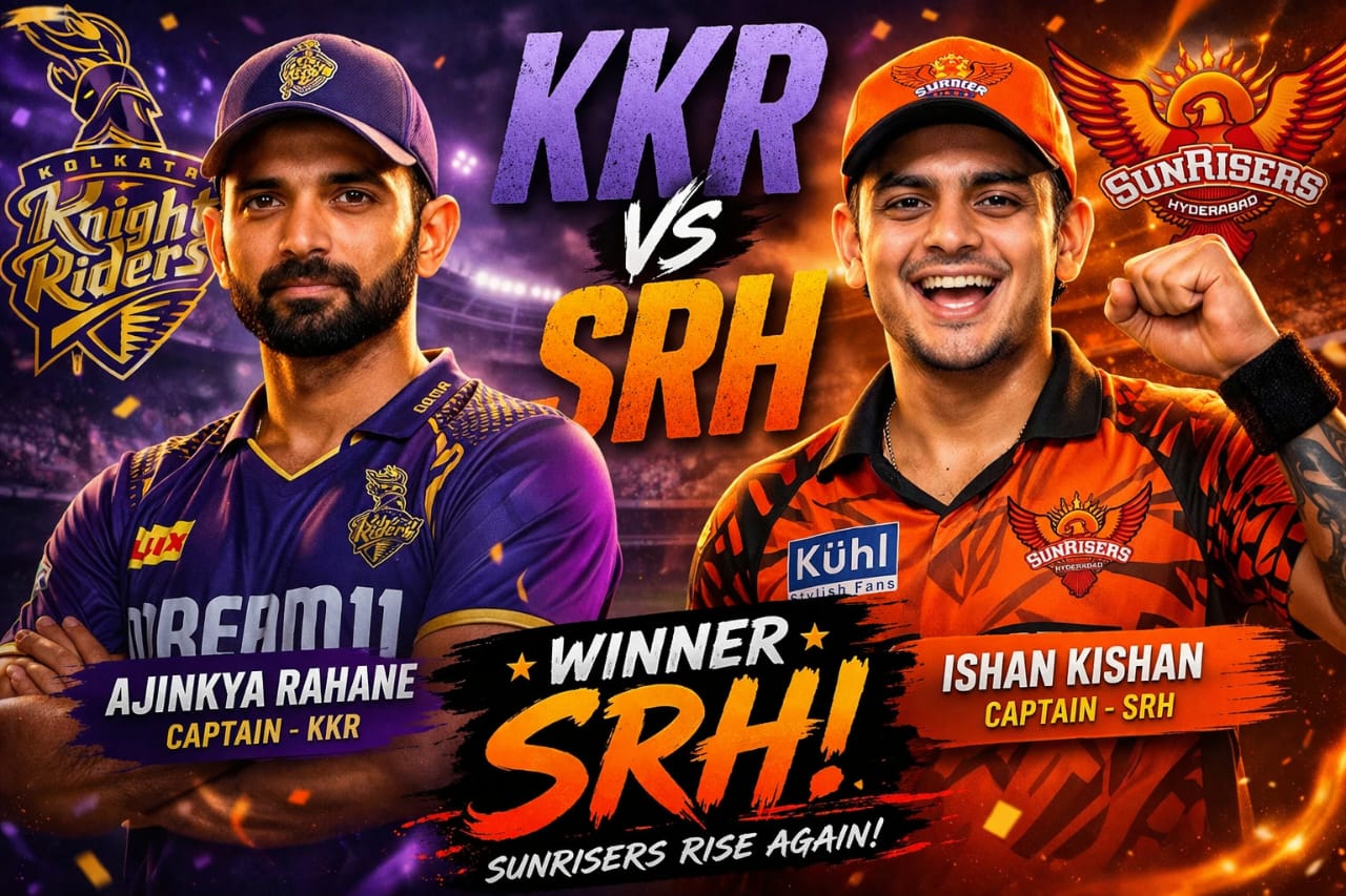 KKR vs SRH IPL Final Result 2026 match highlights and winner Sunrisers Hyderabad