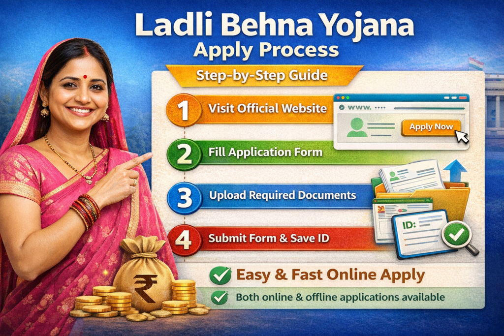 Ladli Behna Yojana online apply process