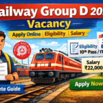 Railway Group D 2026 Vacancy apply online form