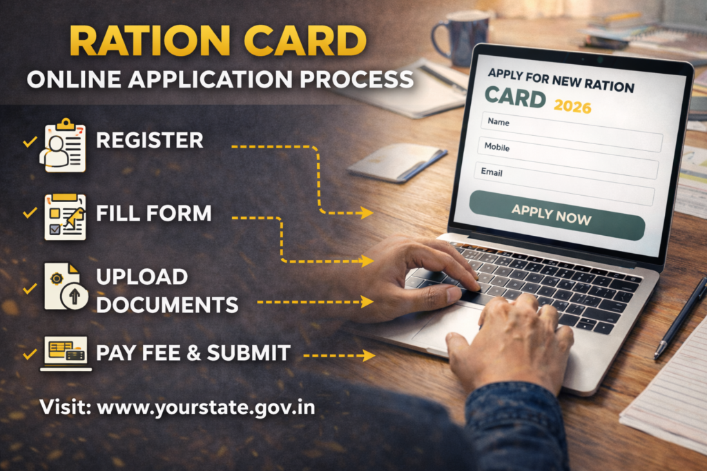 Ration Card Apply Online Process