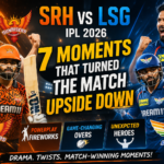 SRH vs LSG IPL 2026 match analysis showing key turning points and game-changing