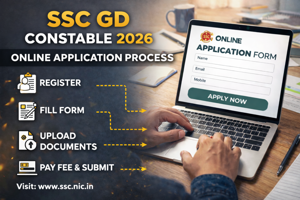 SSC GD Constable Online Form Process