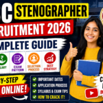 SSC Stenographer Recruitment 2026 Apply Online Exam Pattern Salary