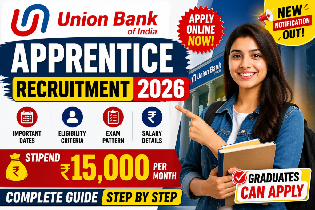 Union Bank of India Apprentice Recruitment 2026 Apply Online