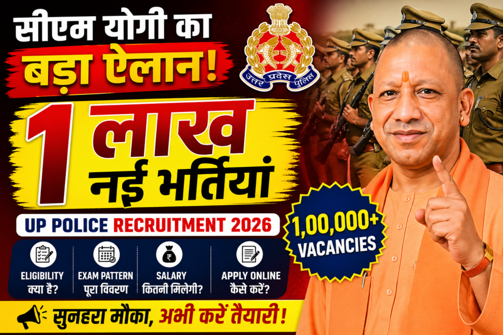 UP Police Recruitment 2026 notification