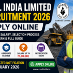 Coal India Limited CIL Recruitment 2026 Apply Online