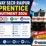Railway SECR Raipur Apprentice Recruitment 2026 Apply Online